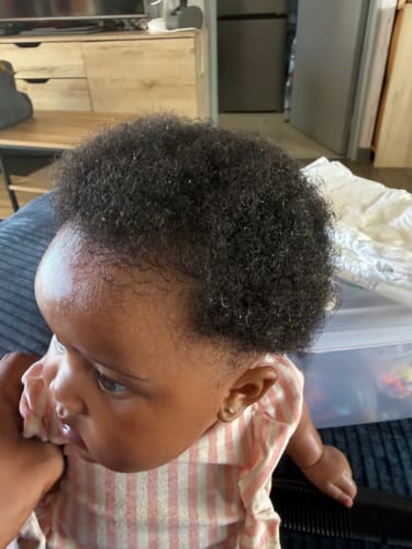 Customer photo review of Huile capillaire NUAGE DE BOUCLES-Dès la naissance