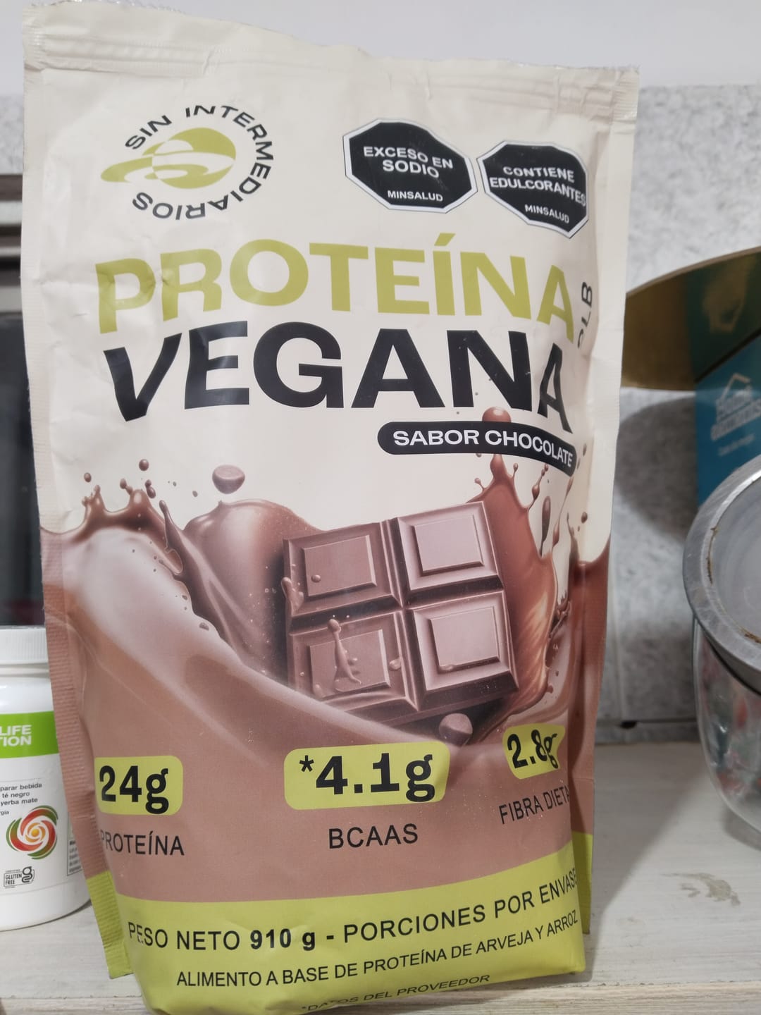 Customer photo review of Proteína Vegana