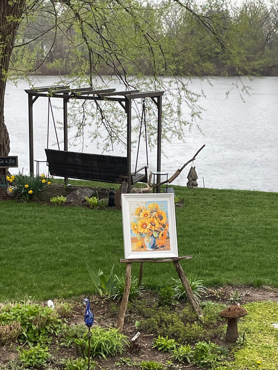 Customer photo review of Vase of Golden Blooms