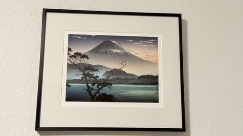 Customer photo review of Evening Glow at Lake Sai | Tsuchiya Koitsu | 1870 - 1949