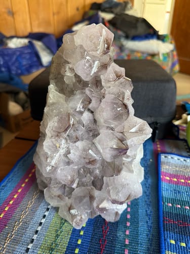 Customer photo review of Amethyst Cluster with Phantoms from Brazil 8.8 lbs