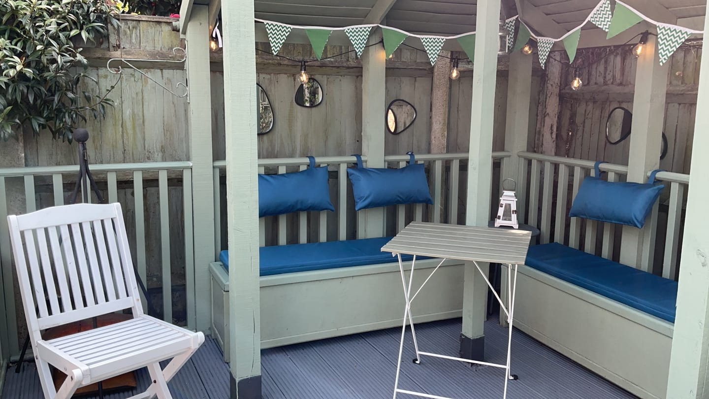 Customer photo review of Outdoor Water Resistant Canvas Fabric