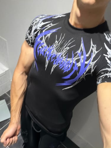 Customer photo review of Void Tech™ Prototype X Short Sleeve Compression [HOLLOW PURPLE]