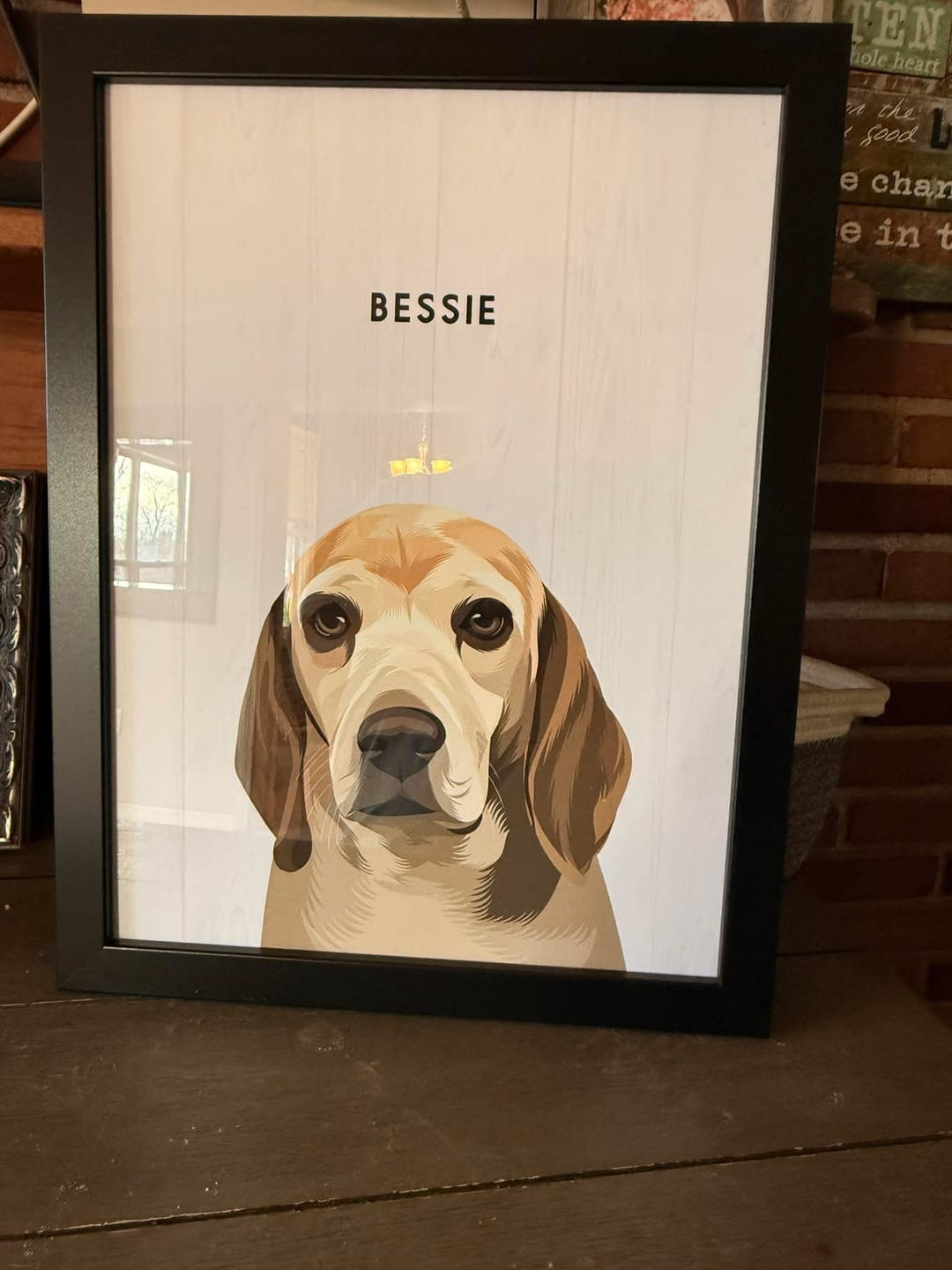 Customer photo review of Custom One Pet Portrait