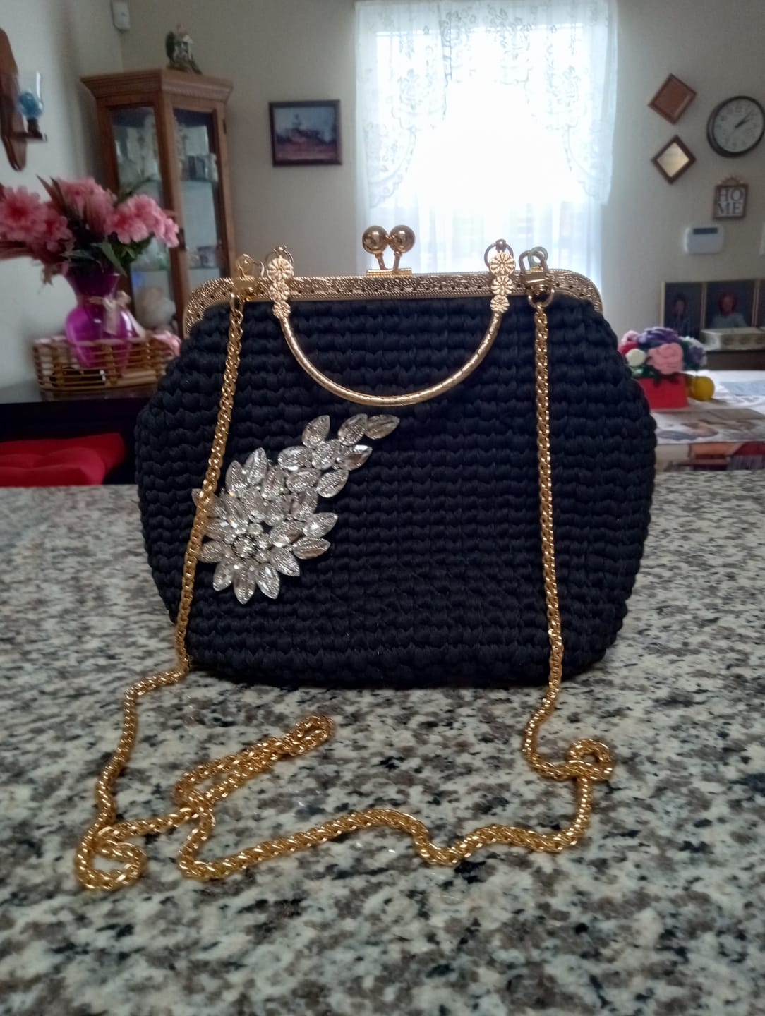 Customer photo review of CrochetPark™ Lotus Handbag DIY KIT