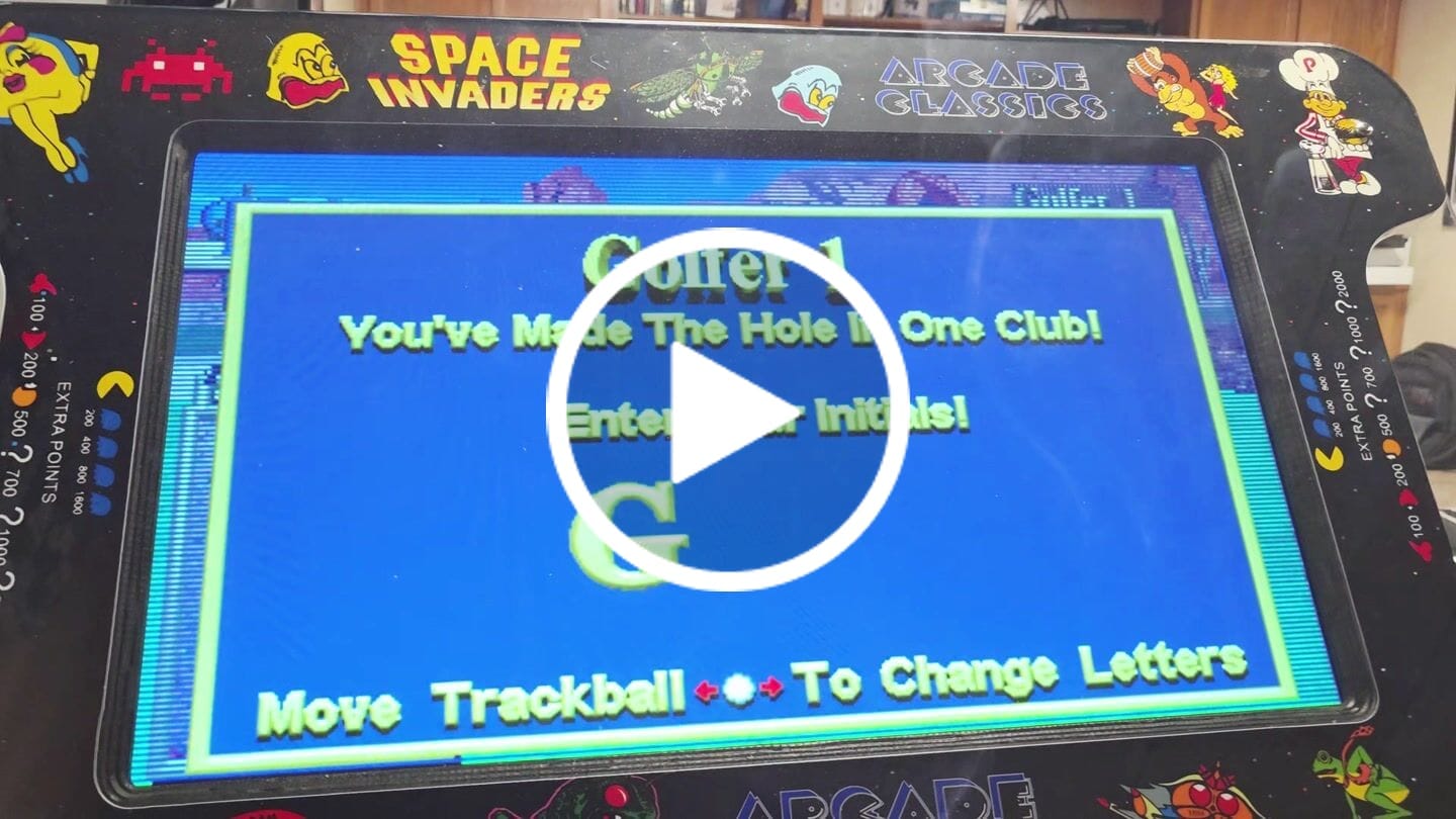 Customer video review of Cocktail Arcade Machine 4600 Games 32 inch screen Tilt Up Black Multi Cade