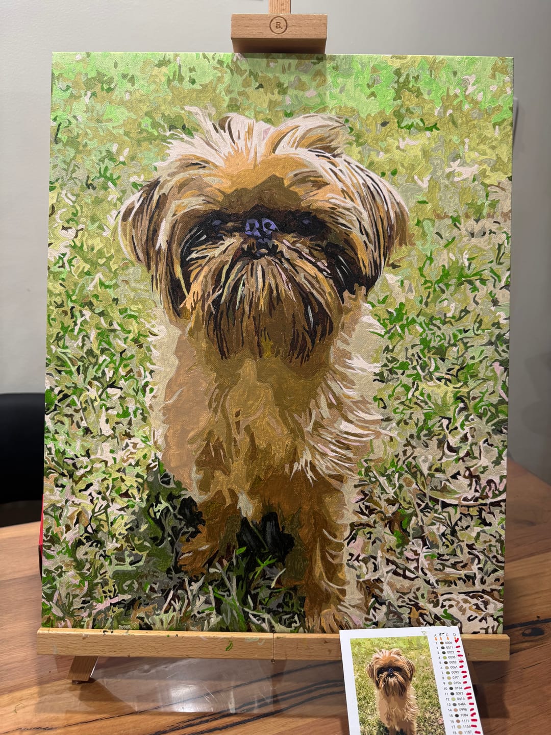 Customer photo review of Custom Kit | Paint by Numbers