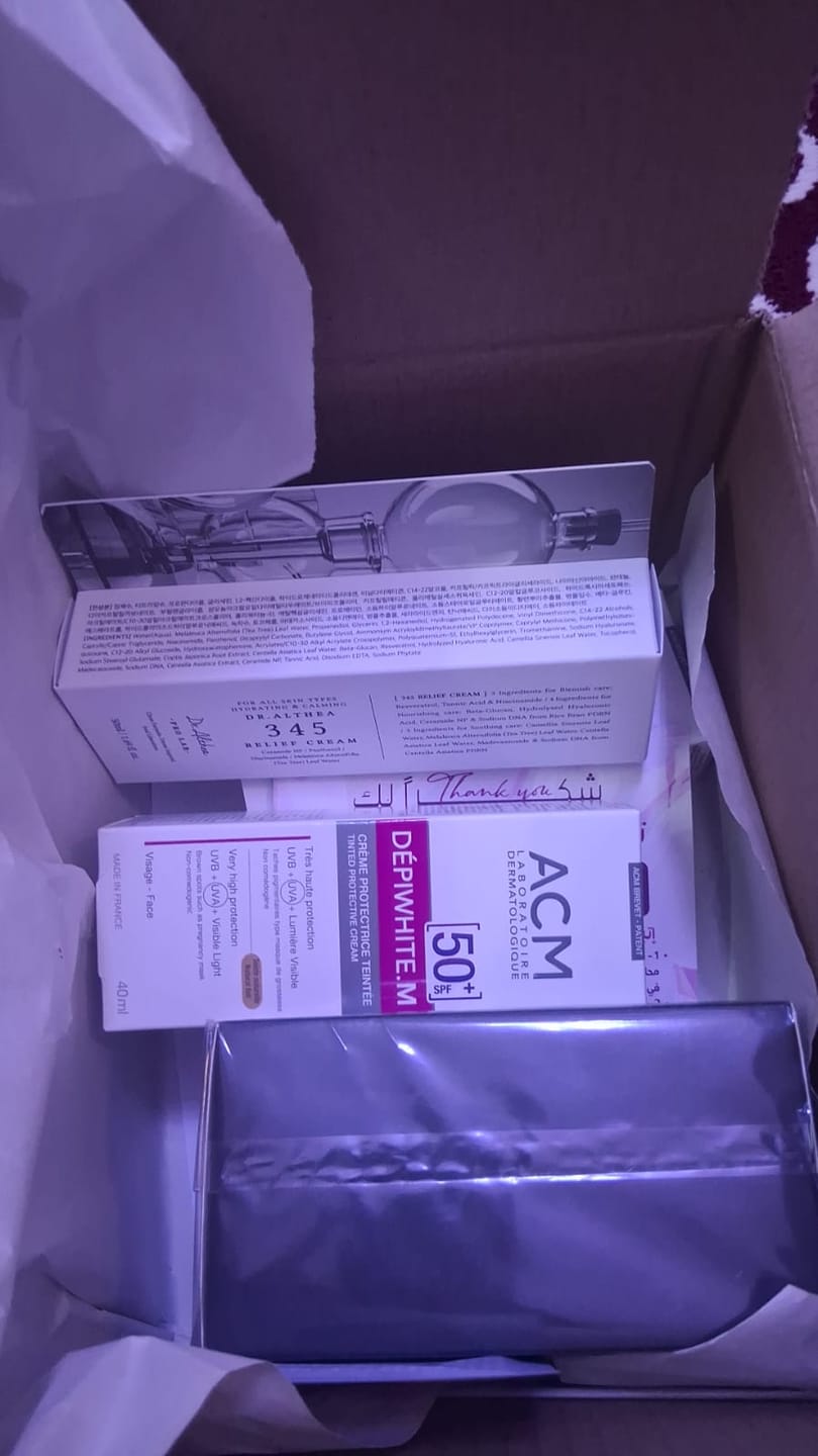 Customer photo review of كريم دكتور الثيا لترطيب البشرة والإصلاح المكثف  345 - 50 مل