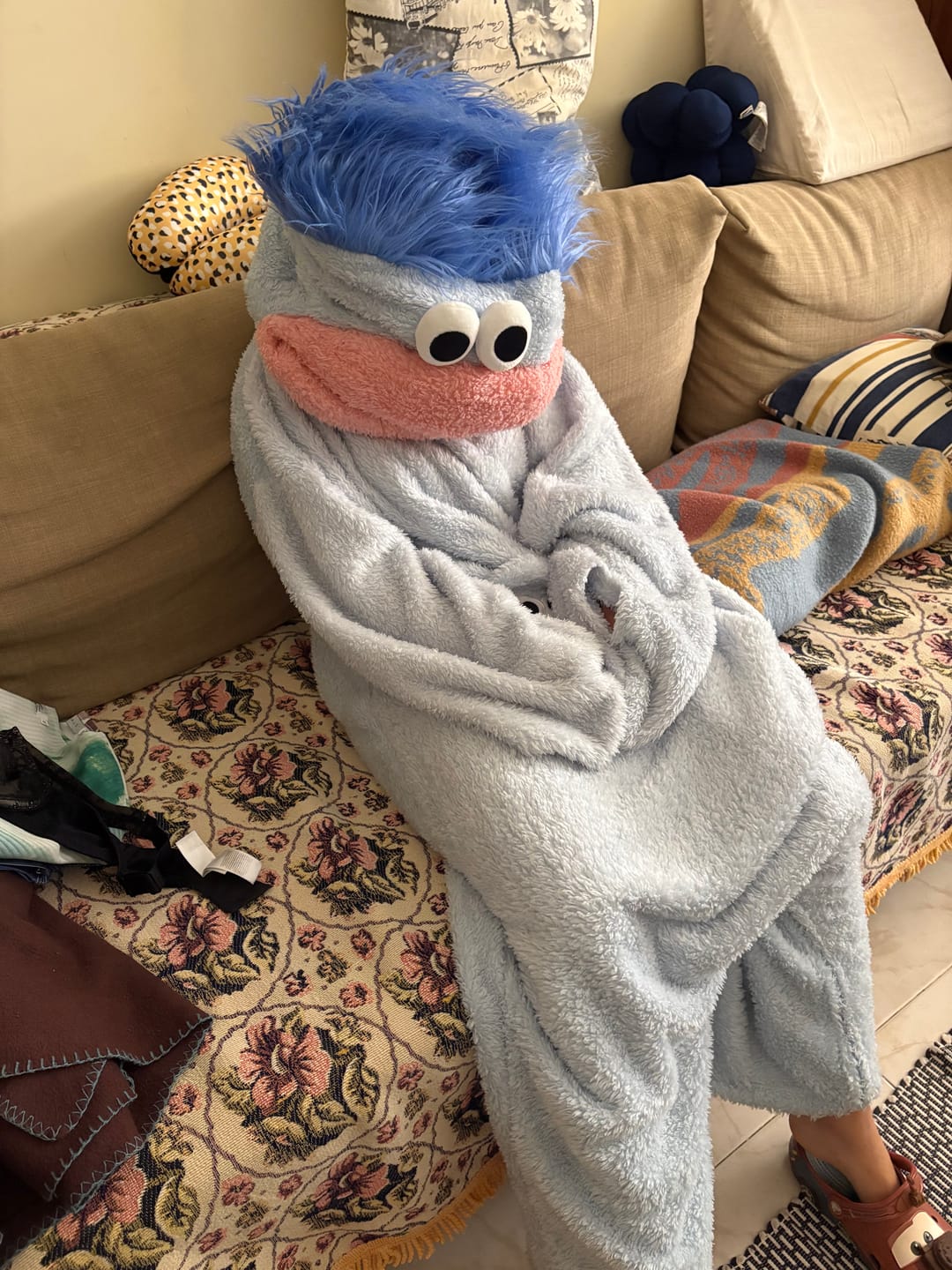 Customer photo review of Snuggle Beast Pajama