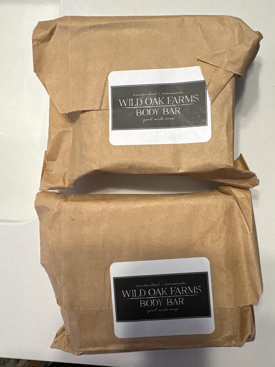 Customer photo review of Goat Milk Body Bar