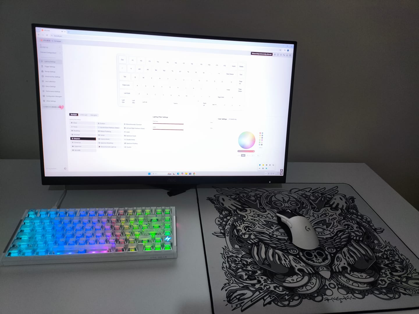 Customer photo review of ATK RS7 V2 Alüminyum Klavye (Manyetik Switch / HE)