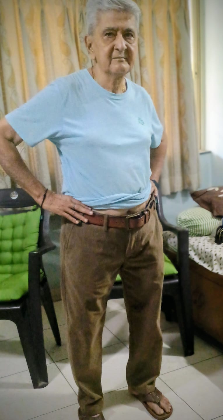 Customer photo review of Brown Textured - Corduroy Pant