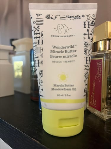 Customer photo review of Drunk Elephant Wonderwild Miracle Butter for Unisex - 2 oz Moisturizer
