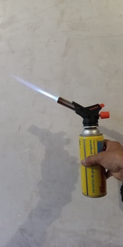 Customer photo review of Soplete plástico,encendido electrónico, 1/4 de vuelta, BOQ-90P TRUPER