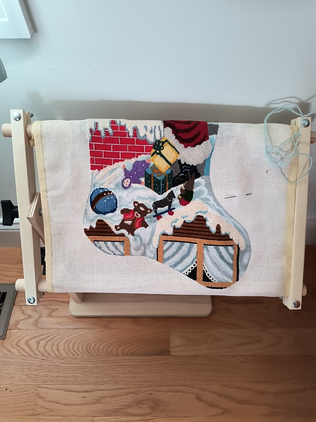Customer photo review of Sit-On Needlework Stand