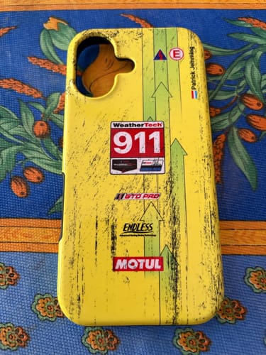 Kundenbewertung mit Foto zu Grello Porsche GT Livery - Individuelle Premium Hülle für iPhone