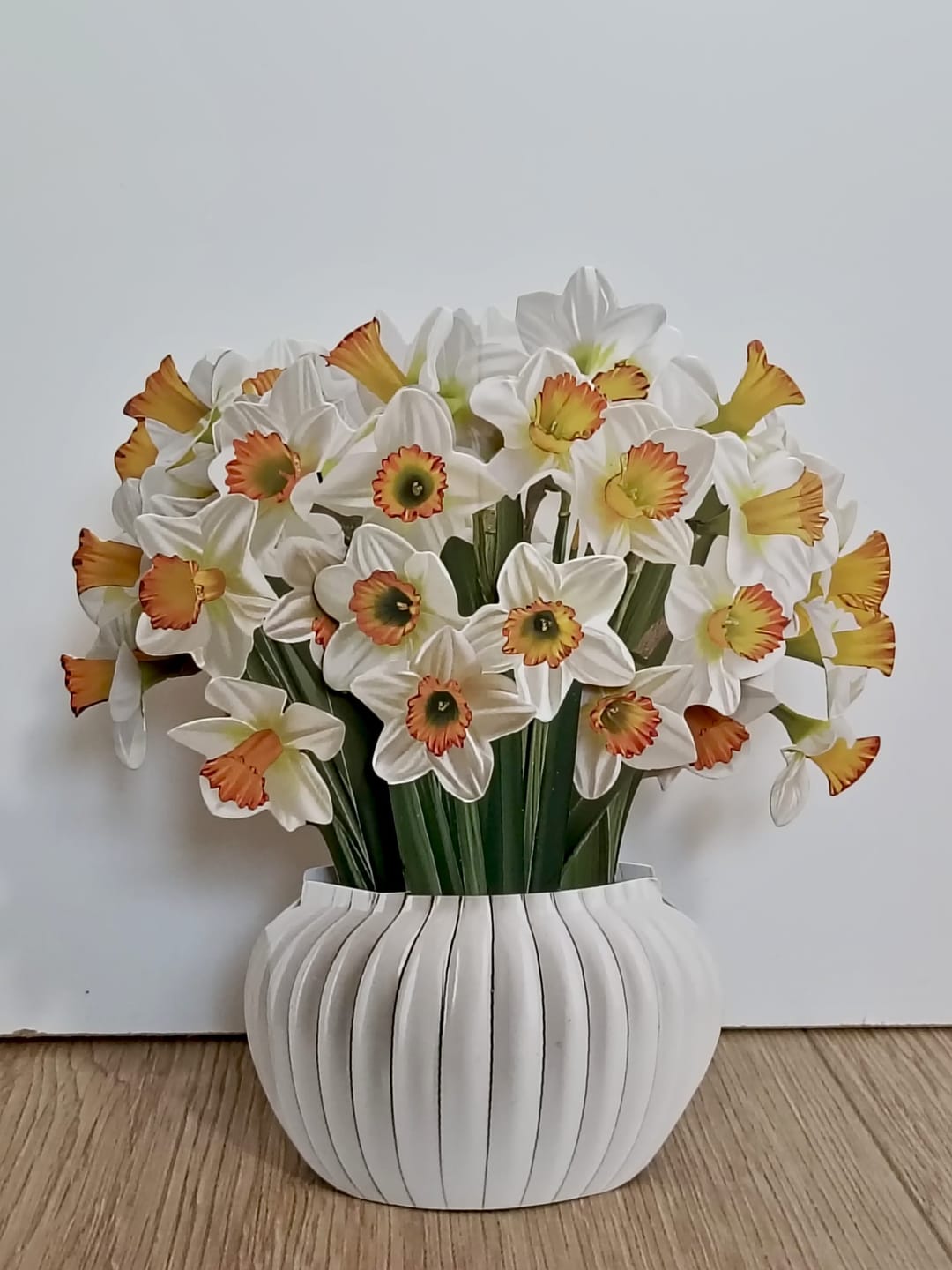 Customer photo review of Mini Daffodil Bloom Pop-Up Bouquet
