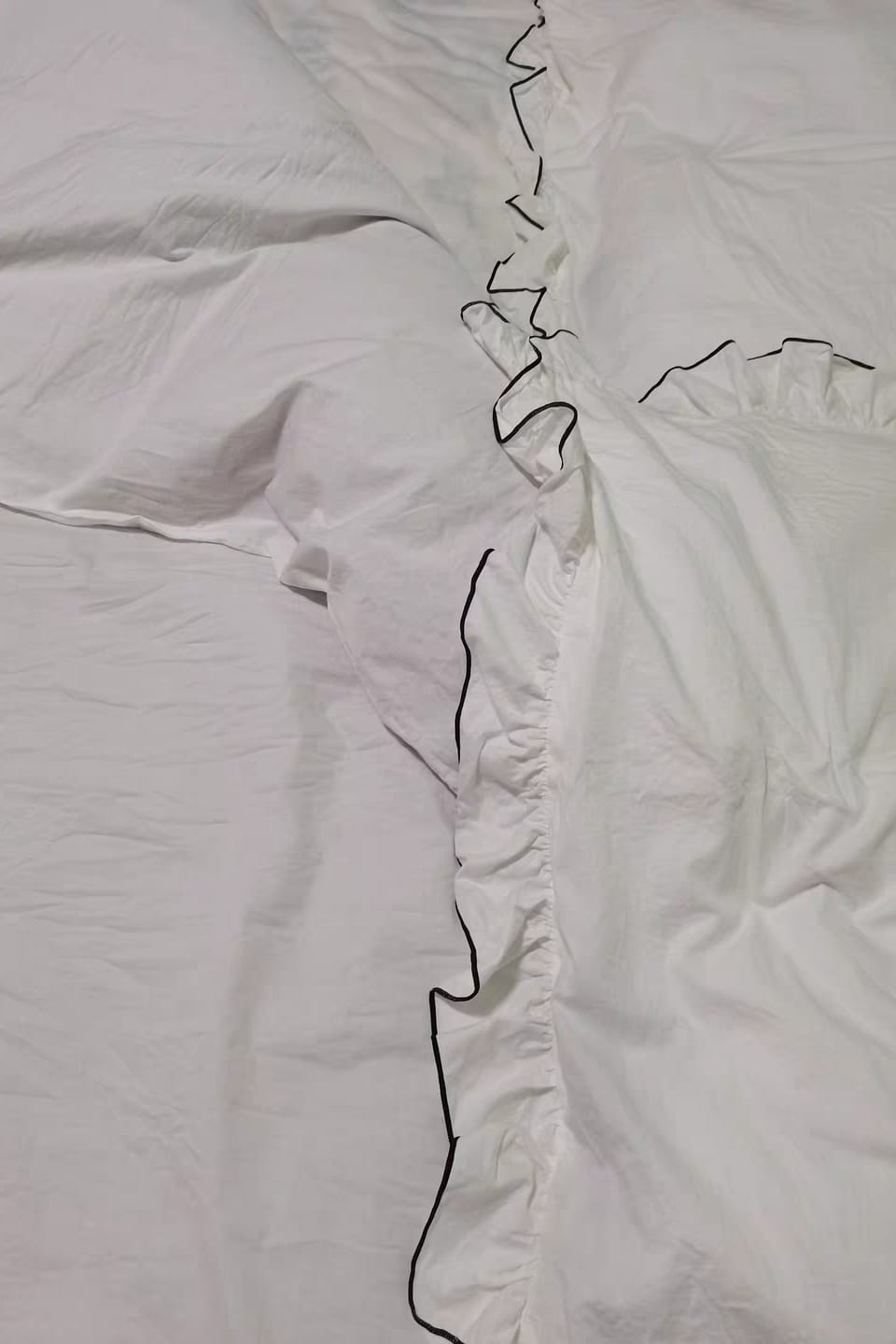 Customer photo review of French Ruffle Duvet Cover Set
