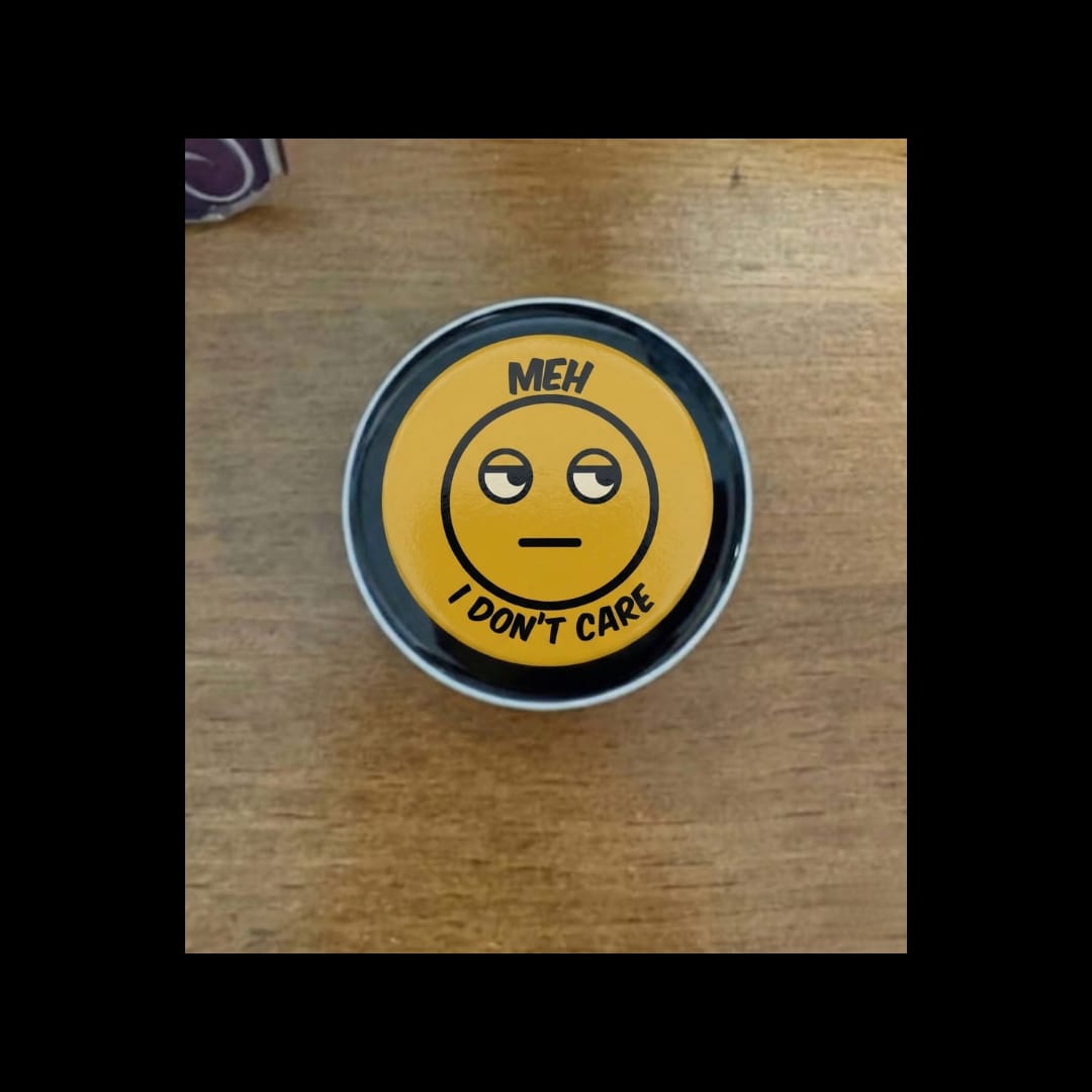 Customer photo review of FaceFlip™ | Mood Badge