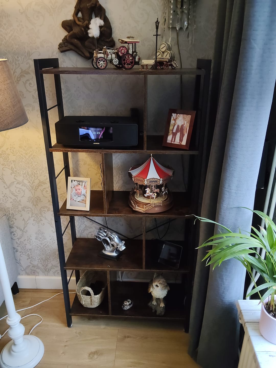 Customer photo review of Industriele wandkast | Houtlook en Staal | 74x30x154,5cm