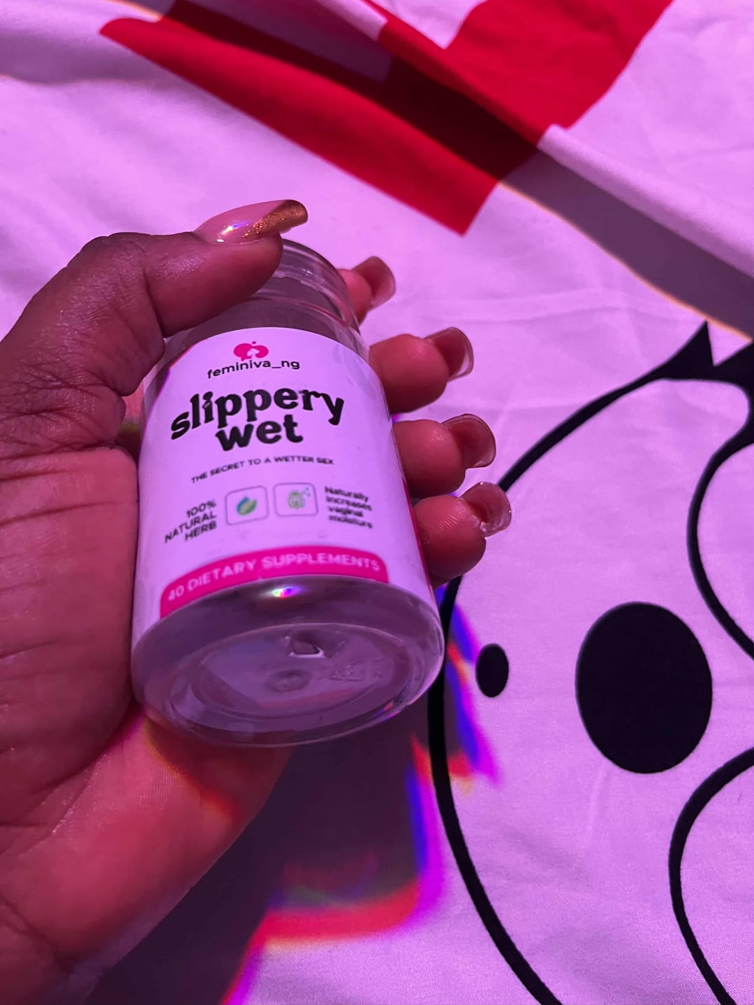 Customer photo review of SLIPPERY WET