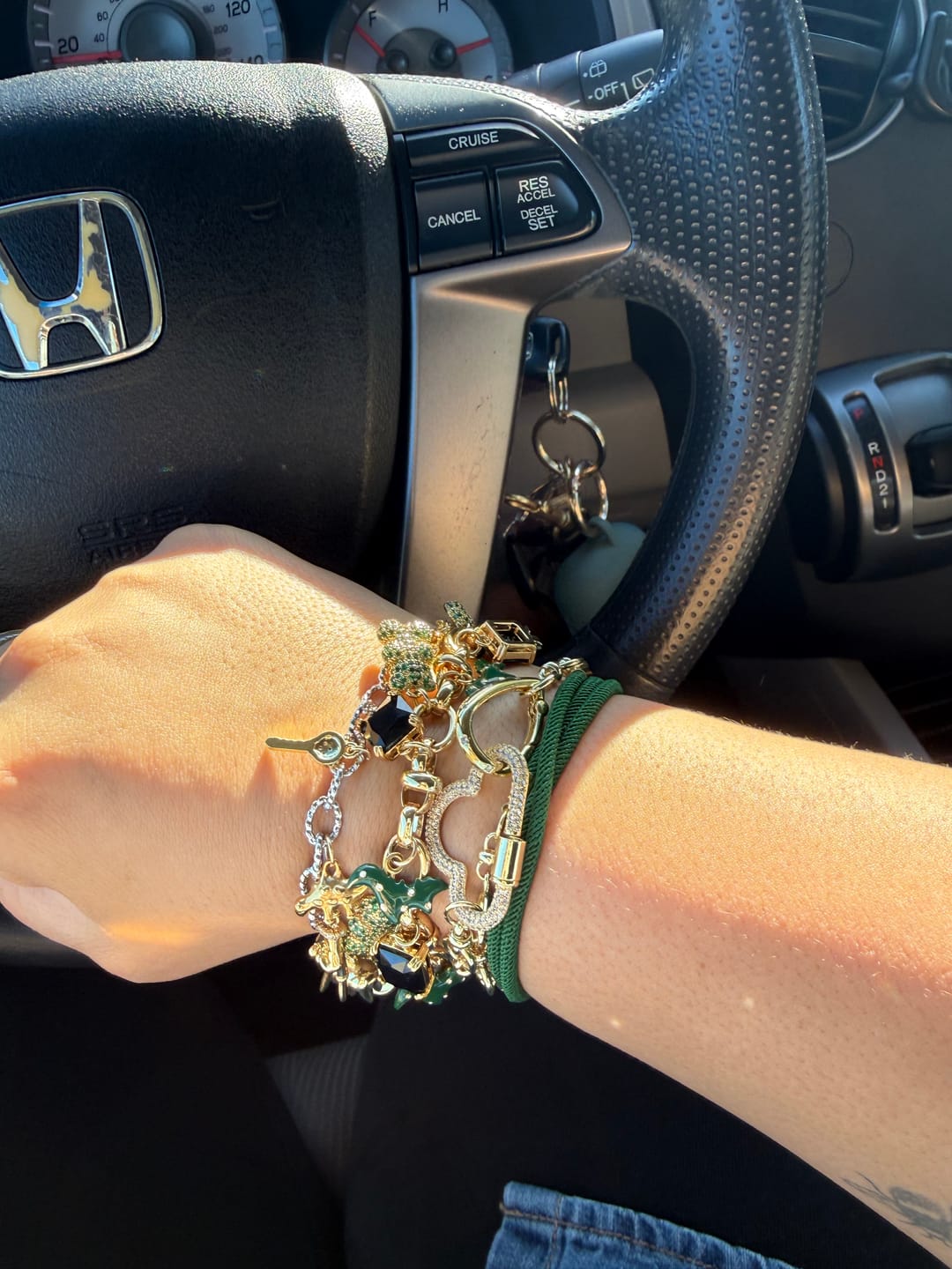 Customer photo review of 7 CHARM Bracelet Bundle-Pick Your Charms TT LIVE (Bracelet or Clips)