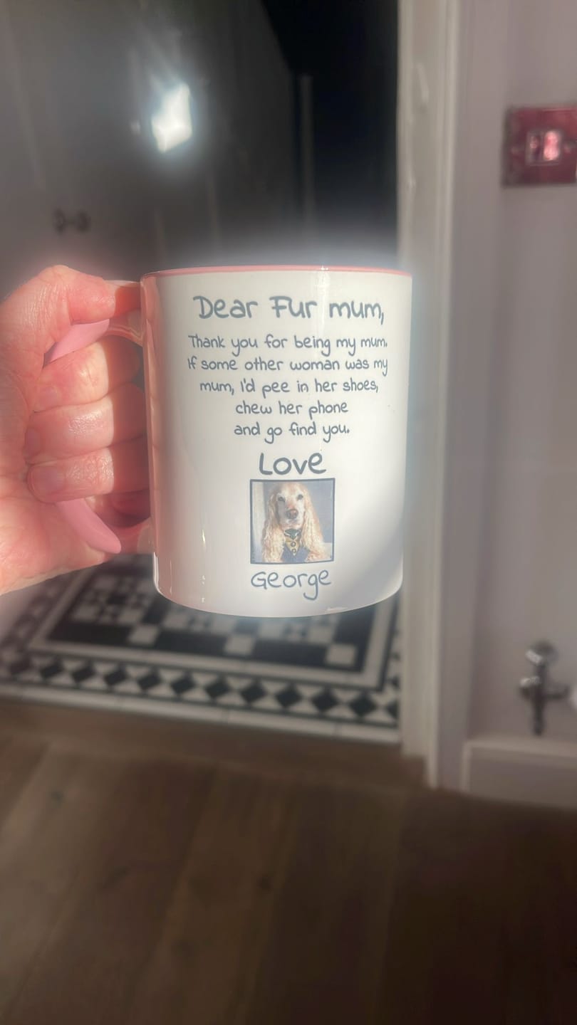 Customer photo review of Dear Dog Parent - Personalised Mug