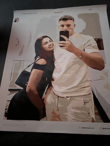Customer photo review of PAINT BY NUMBERS | CUSTOM