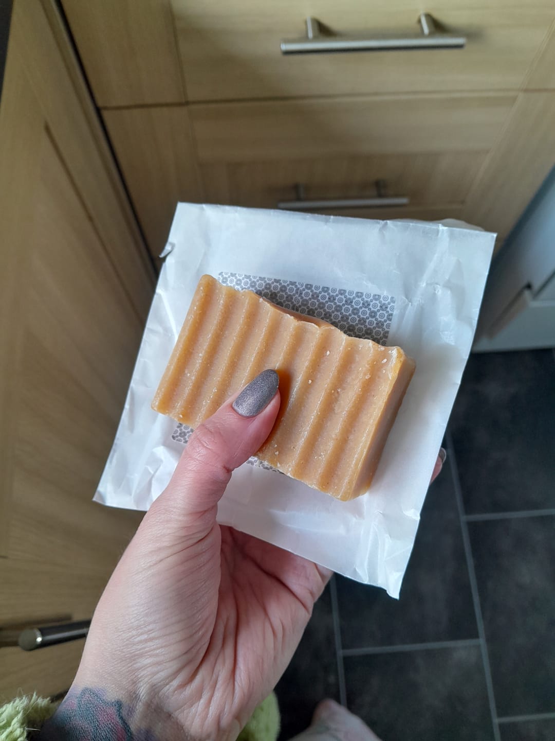 Customer photo review of the seamoss & turmeric one
