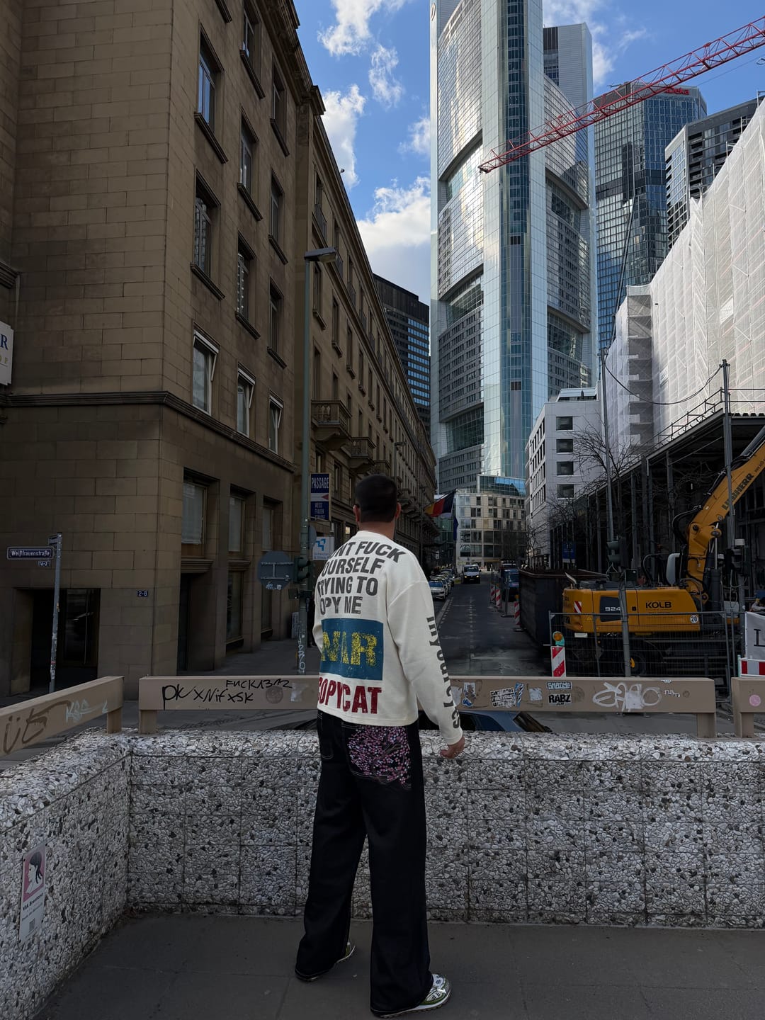 Customer photo review of Omirad “COPYCAT WAR” Heavy Waffle Long Sleeve