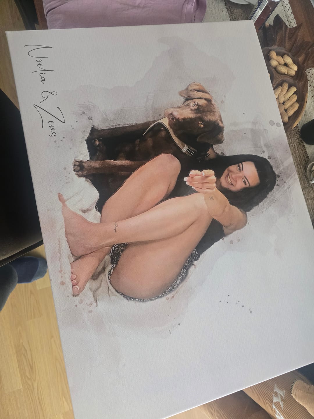 Customer photo review of Hundeportrait nach Foto