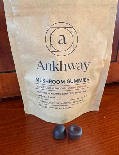 Customer photo review of Mushroom Gummies