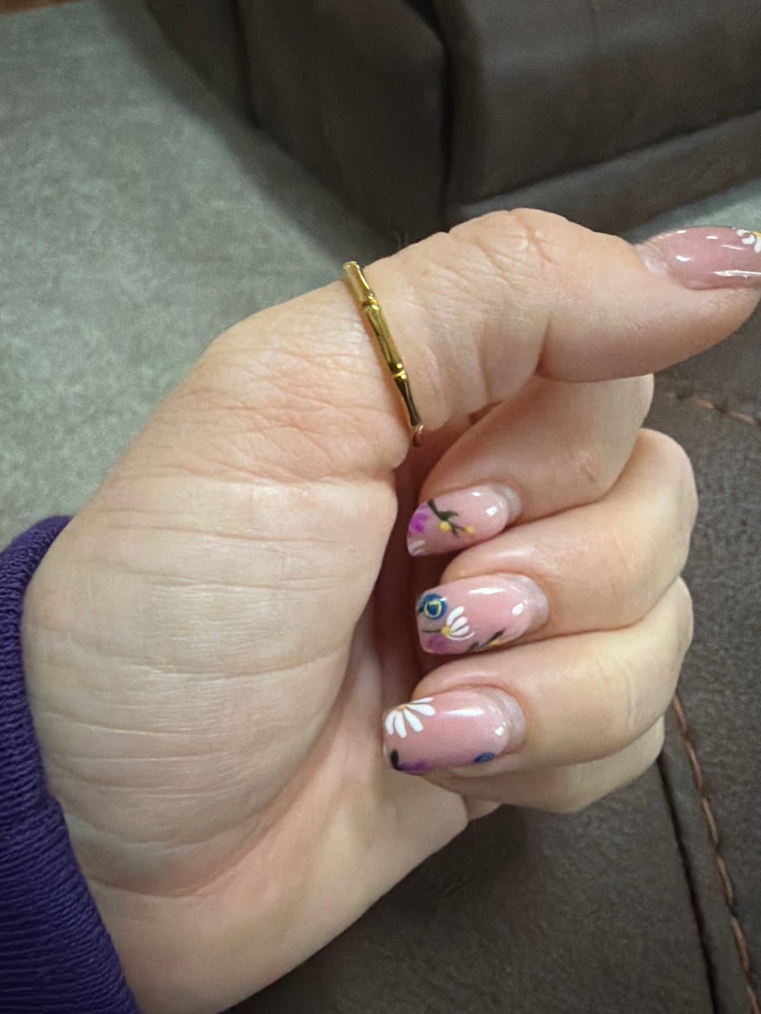 Customer photo review of Bamboo Stacker Ring (Bundle)
