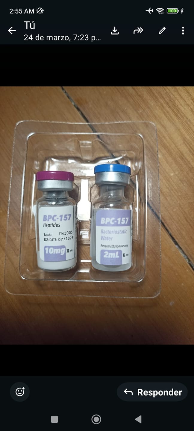 Customer photo review of XT Labs | BPC-157 | Peptidos