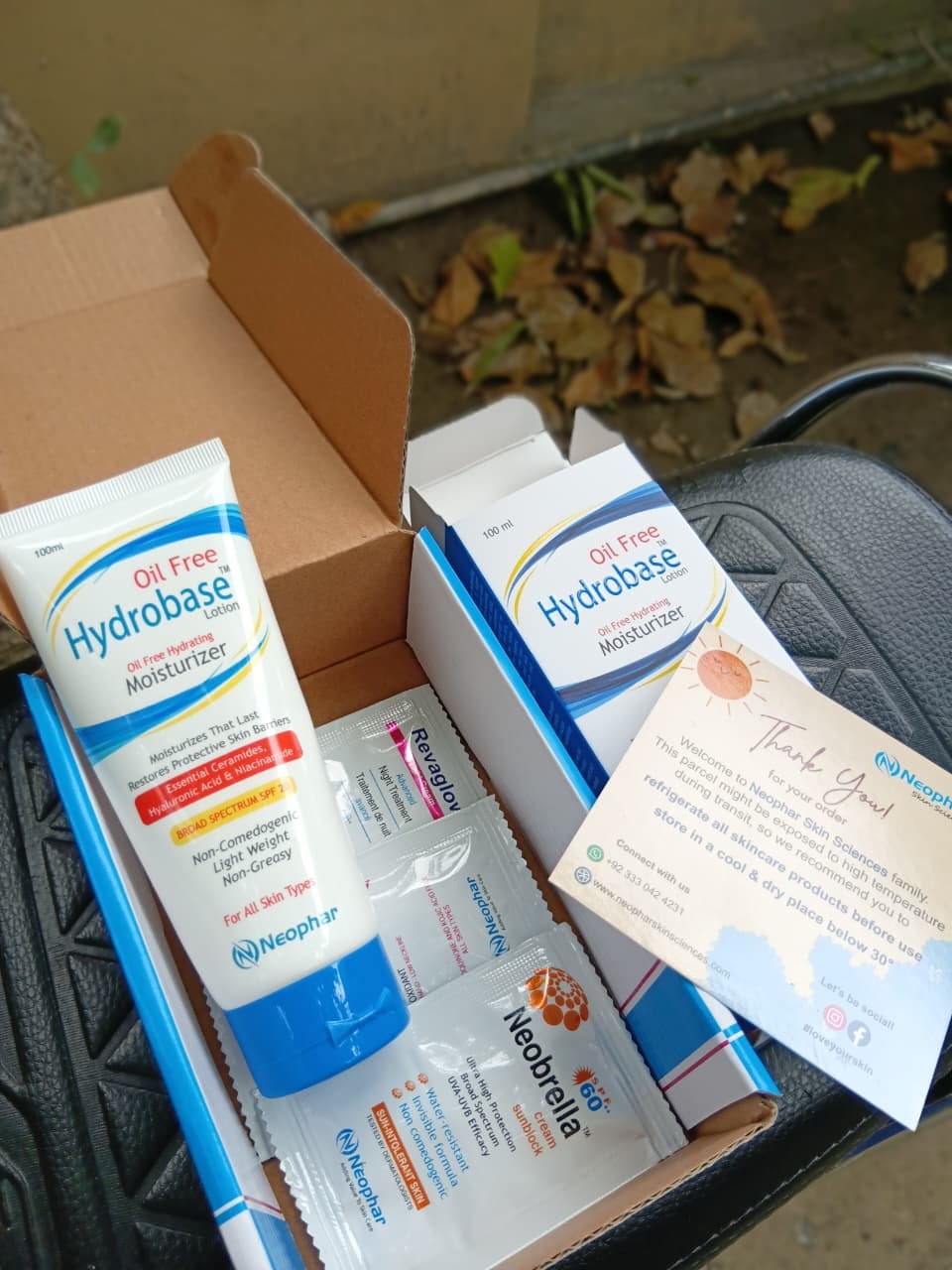 Customer photo review of Hydrobase Oil Free Lotion