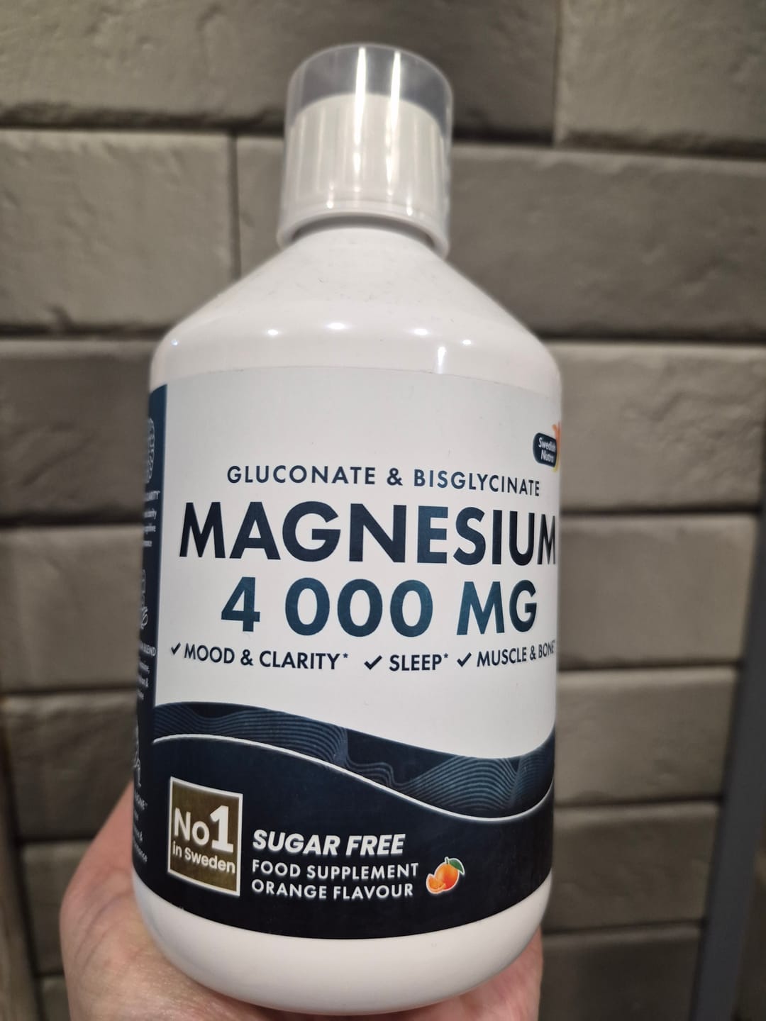 Customer photo review of Swedish Nutra – Liquid Magnesium Bisglycinate, skystas magnio bisglicinatas geram miegui, energijai, nervų sistemai ir raumenims, 500 ml