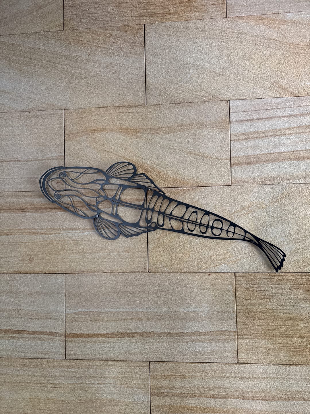 Customer photo review of Custom Fish - Metal Wall Art