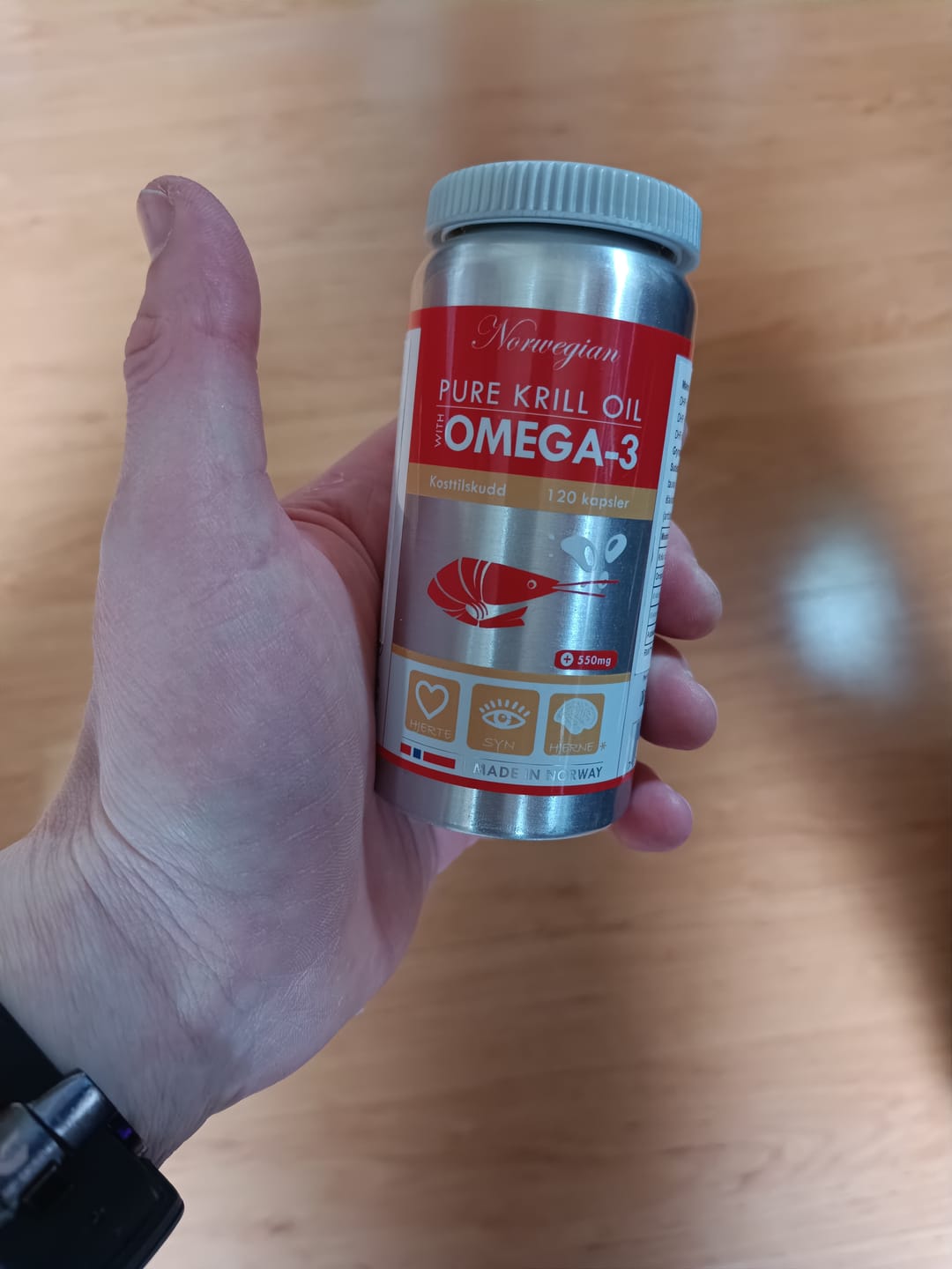 Customer photo review of Krilių aliejus PURE KRILL OIL OMEGA-3