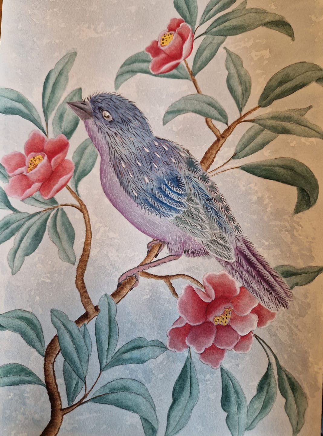 Customer photo review of How To Paint Chinoiserie Art Online Course