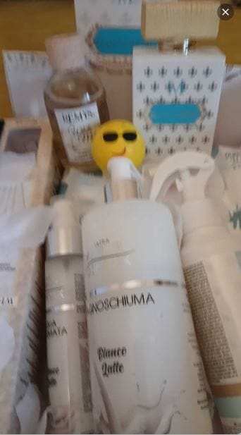 Customer photo review of IF® BOX PROFUMATA "BIANCO LATTE" ESPERIENZA COMPLETA CORPO & CASA "5 PRODOTTI"