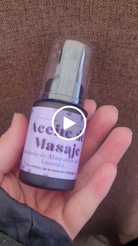 Customer video review of Botella 30 ml empavonada vidrio ámbar recto tapa ovalada