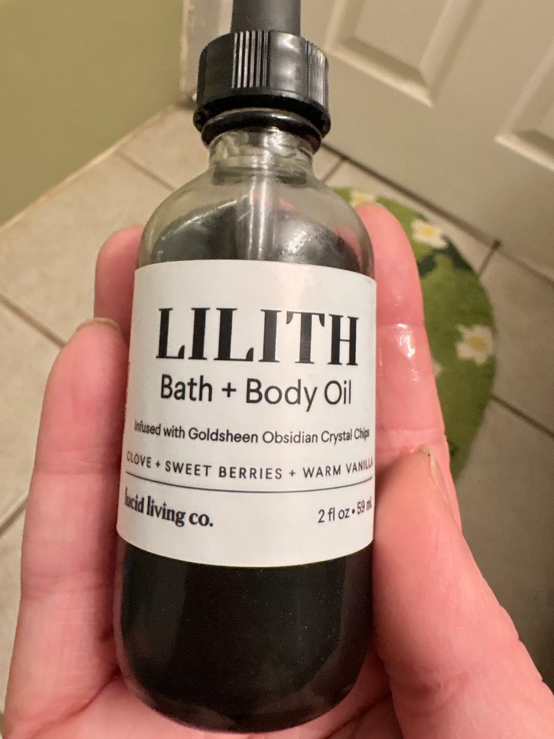 Customer photo review of LILITH Bath & Body Oil