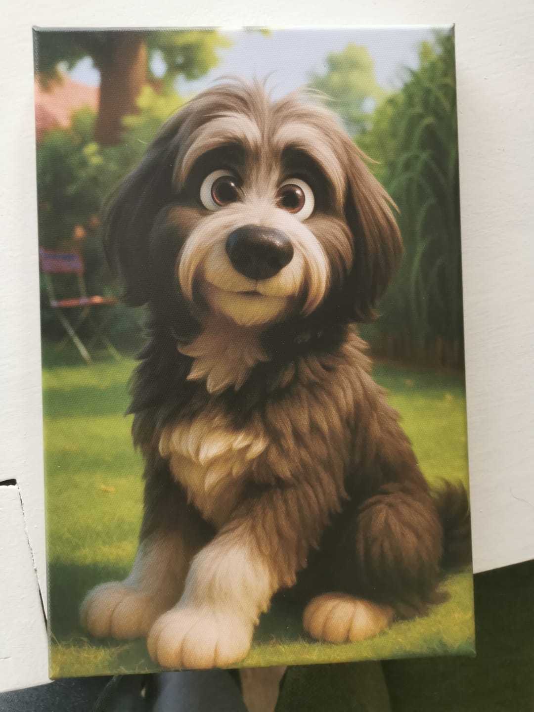 Customer photo review of Personalisierte Leinwand - Animiertes Portrait