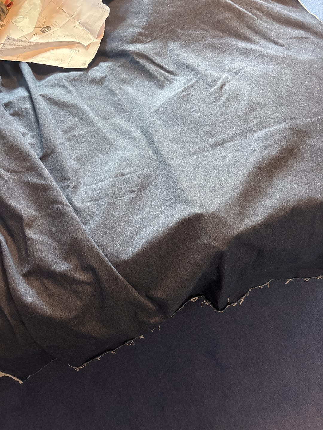 Customer photo review of 8oz Washed Denim Fabric
