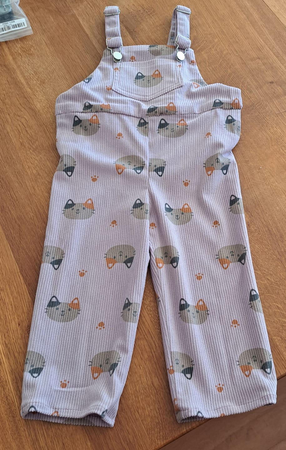 Customer photo review of Cozy Cats Stretch Corduroy Fabric