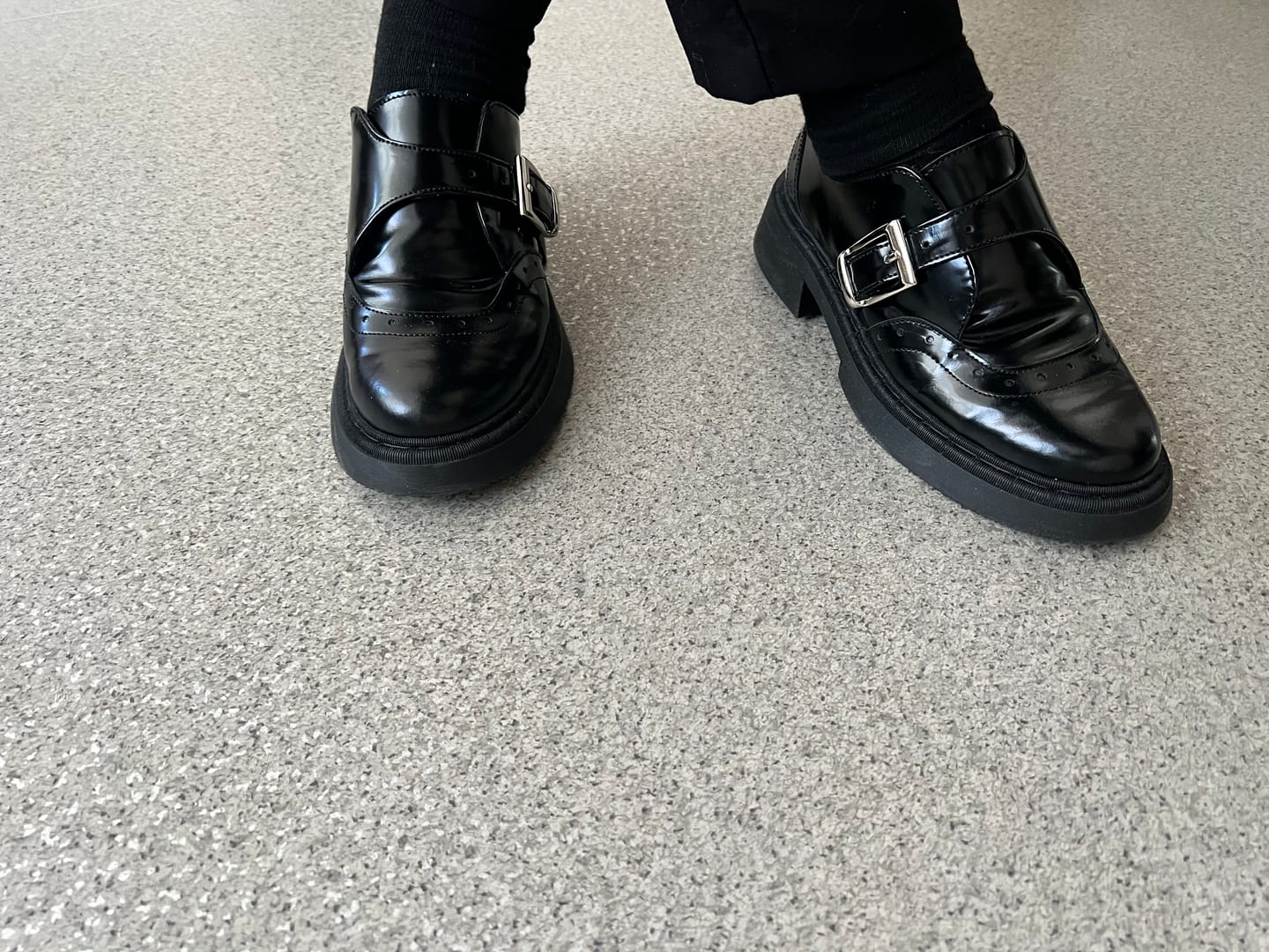Customer photo review of "Timeless Oxfords in Patent"