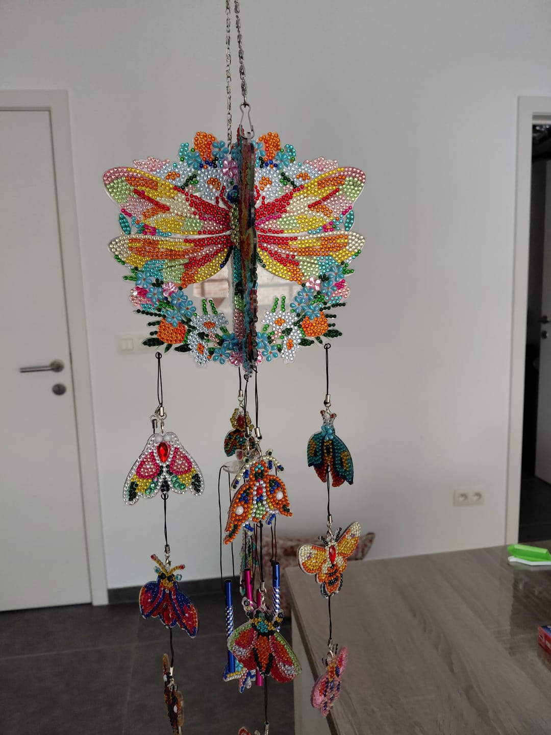 Customer photo review of Diamond Painting Windgong – Vlinder