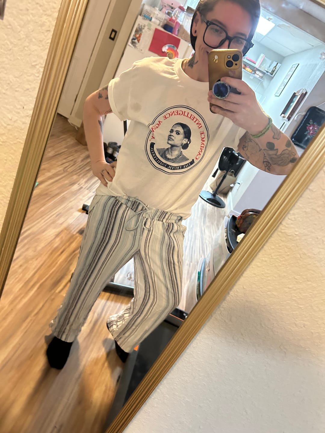 Customer photo review of Candace Intel T-Shirt