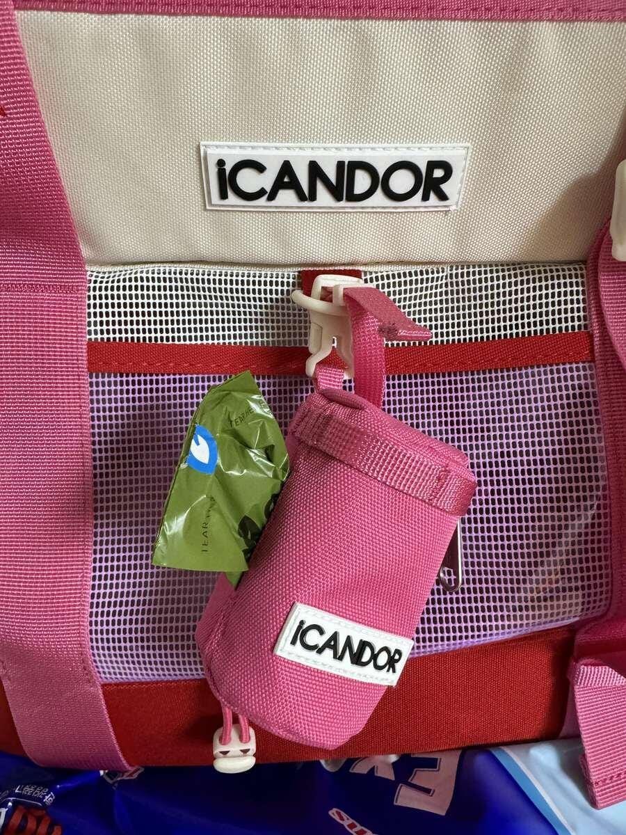 Customer photo review of Pooch Pouch_Pink