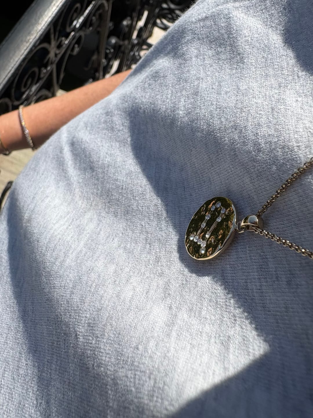 Customer photo review of Zodiac Necklace